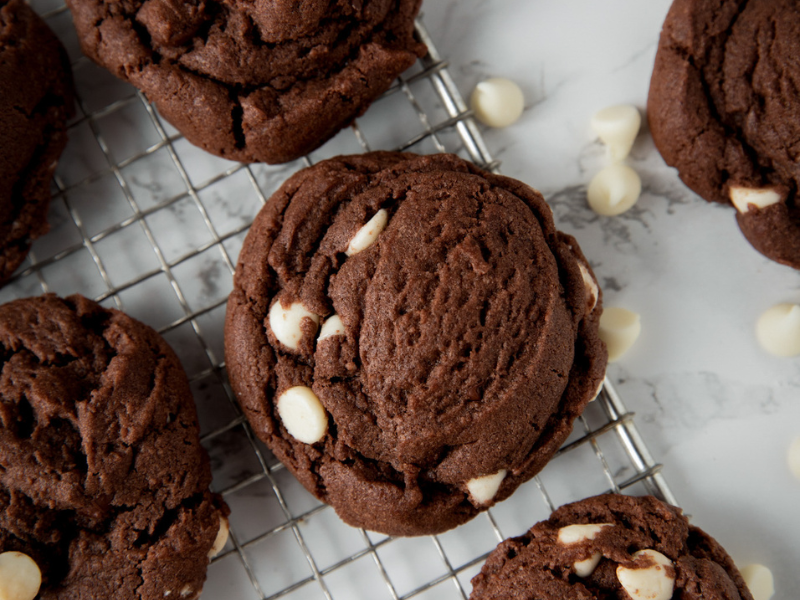 hot chocolate cookies