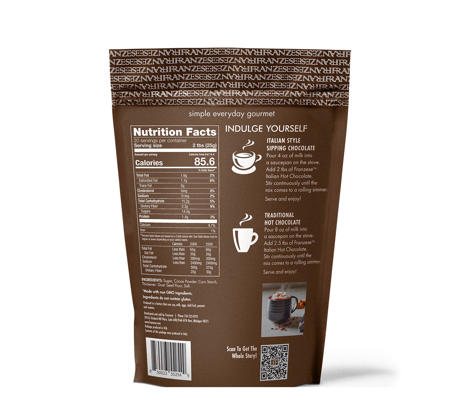 Traditional Cocoa Mix - Franzese.com