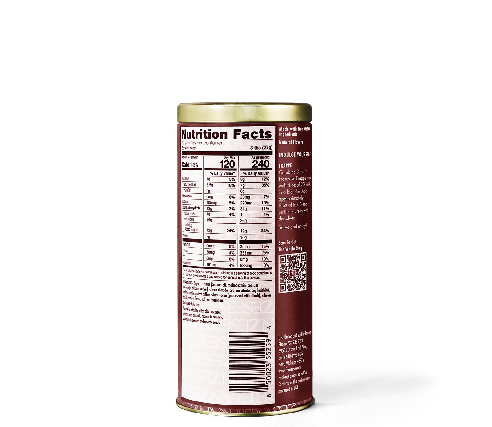 java frappe mix (gift tin) – Franzese